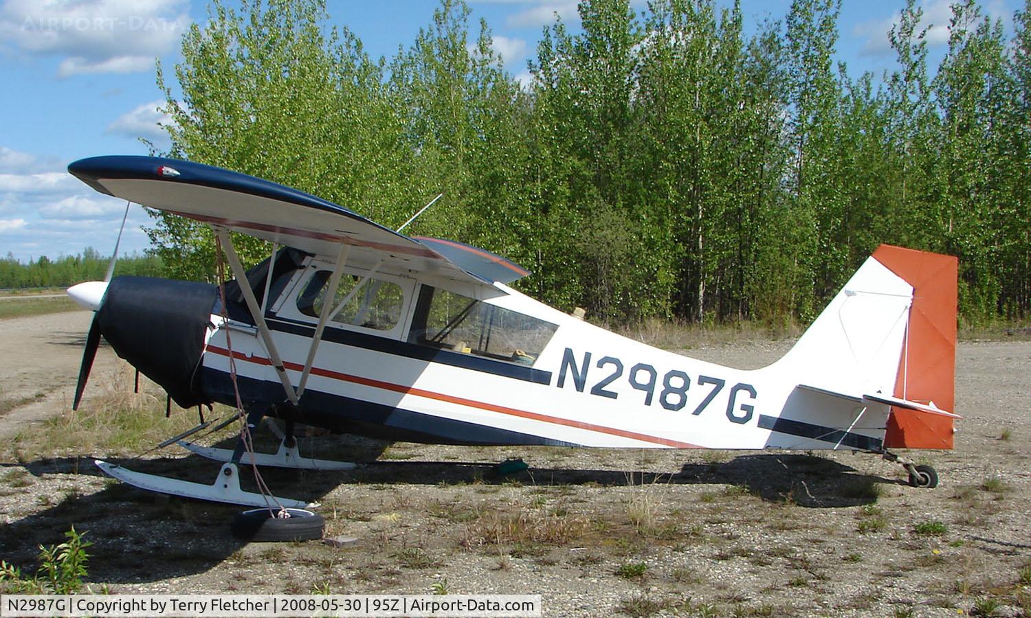 N2987G, 1967 Champion 7ECA Citabria C/N 578, 1967 Champion 7ECA at Bradley Skyranch , North Pole , AK