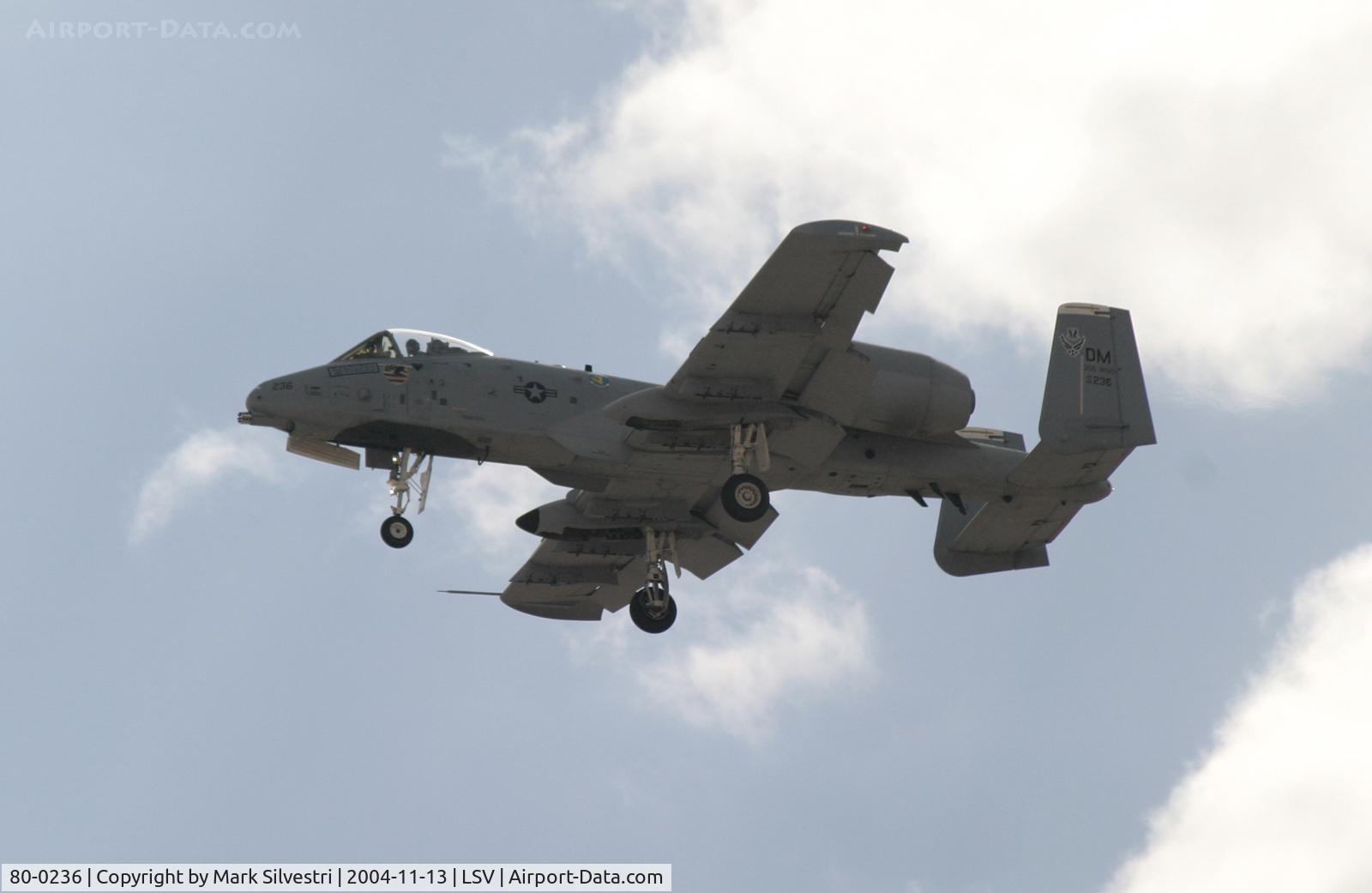 80-0236, Fairchild Republic OA-10A Thunderbolt II C/N A10-0586, Aviation Nation 2004