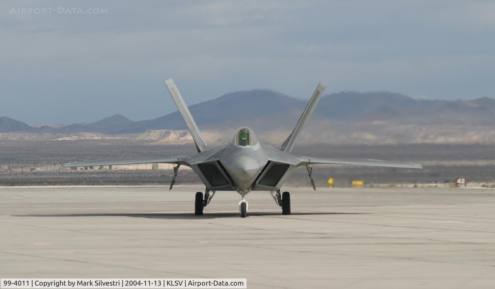 99-4011, Lockheed Martin F/A-22A Raptor C/N 4011, Aviation Nation 2004