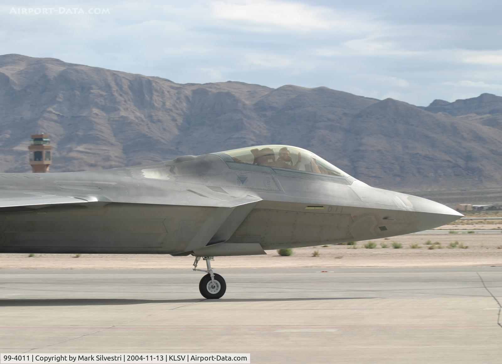 99-4011, Lockheed Martin F/A-22A Raptor C/N 4011, Aviation Nation 2004