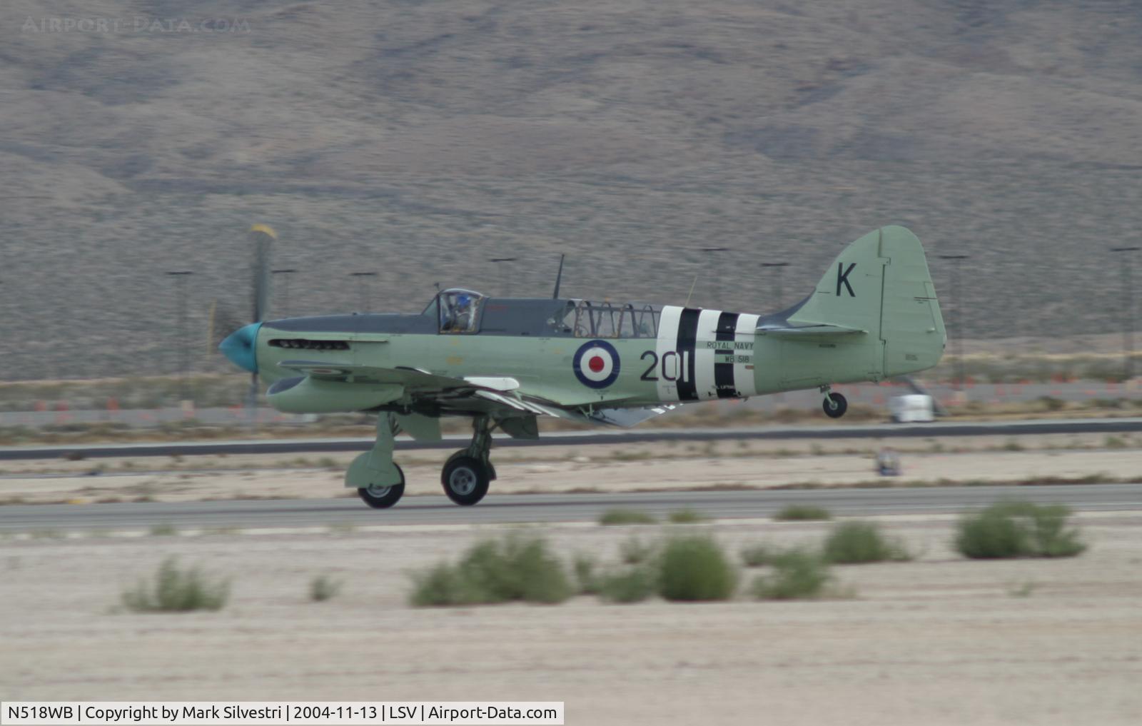 N518WB, 1950 Fairey Firefly AS.6 C/N F.8646, Aviation Nation - Fairey Firefly Con #: F.8646