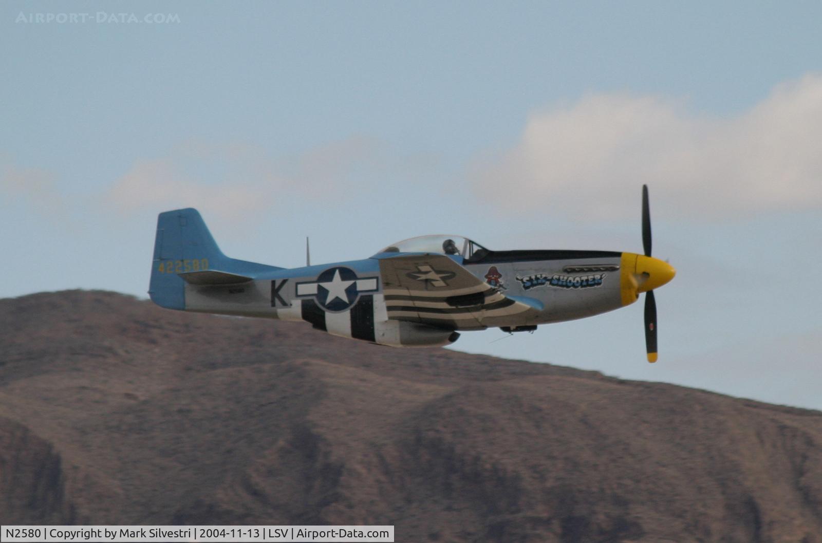 N2580, 1967 North American F-51D Mustang C/N AF-67-22580, Aviation Nation 2004