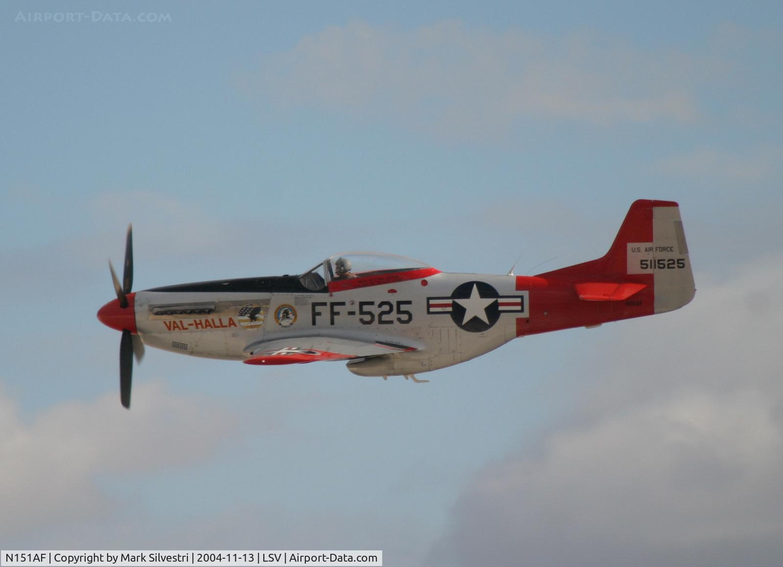 N151AF, 1945 North American P-51D Mustang C/N 45-11525, Aviation Nation 2004