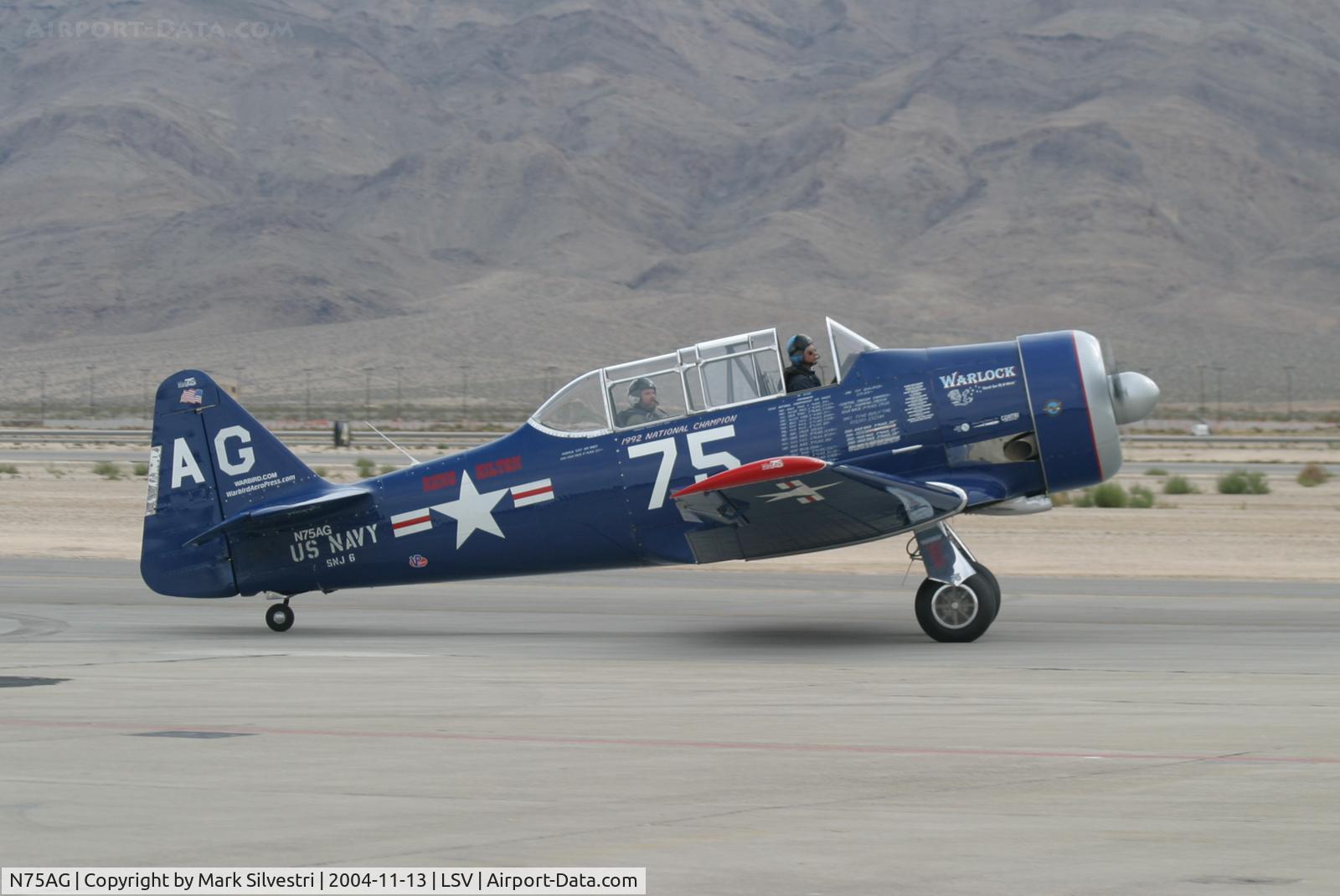 N75AG, 1945 North American AT-6F C/N 112237, Aviation Nation 2004