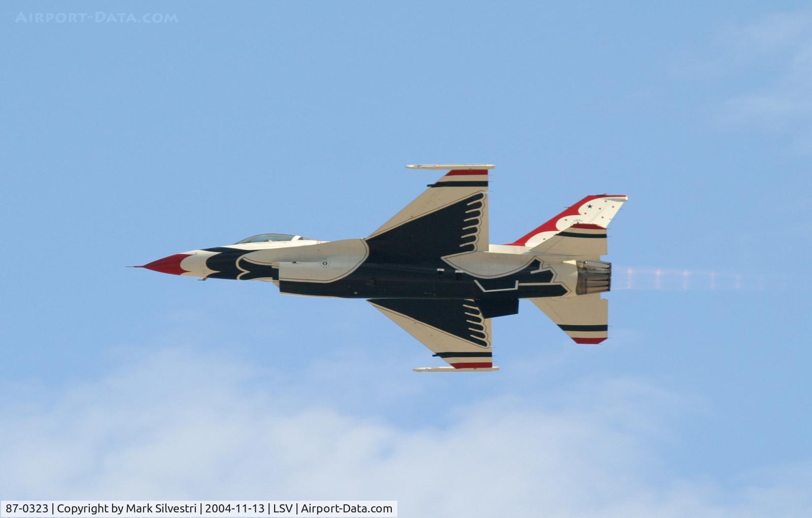 87-0323, 1987 General Dynamics F-16C Fighting Falcon C/N 5C-854, Aviation Nation 2004