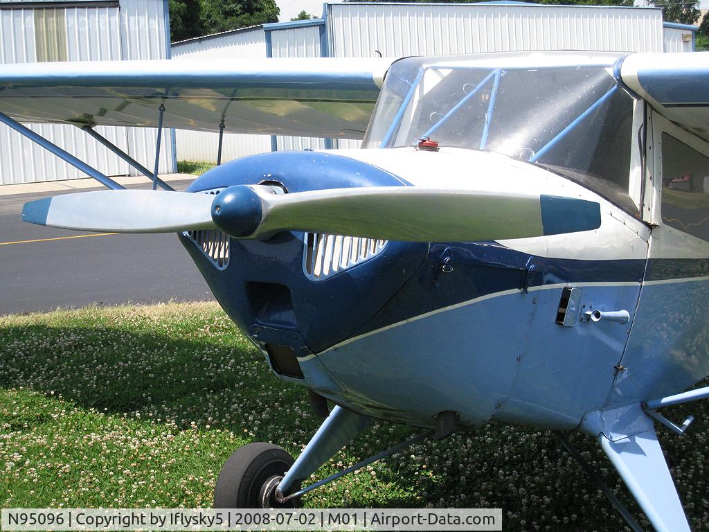 N95096, 1946 Taylorcraft BC12-D C/N 9496, N95096 TAYLORCRAFT BC-12D PROP