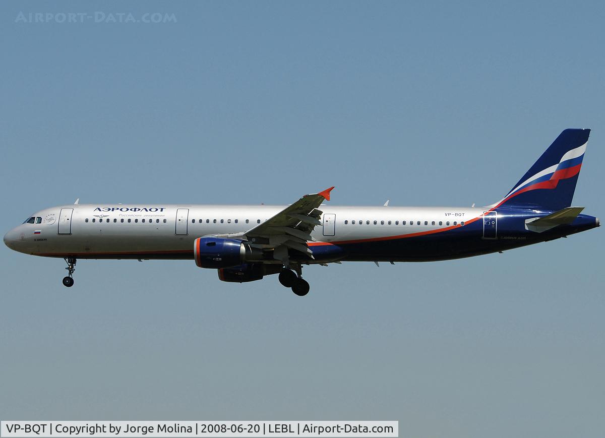 VP-BQT, 2006 Airbus A321-211 C/N 2965, 