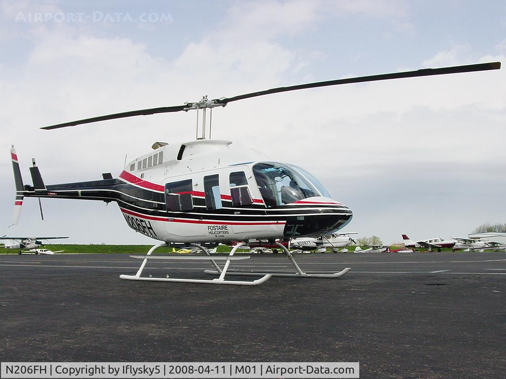 N206FH, 1979 Bell 206L-1 LongRanger II C/N 45322, N206FH BELL 206L visiting M01