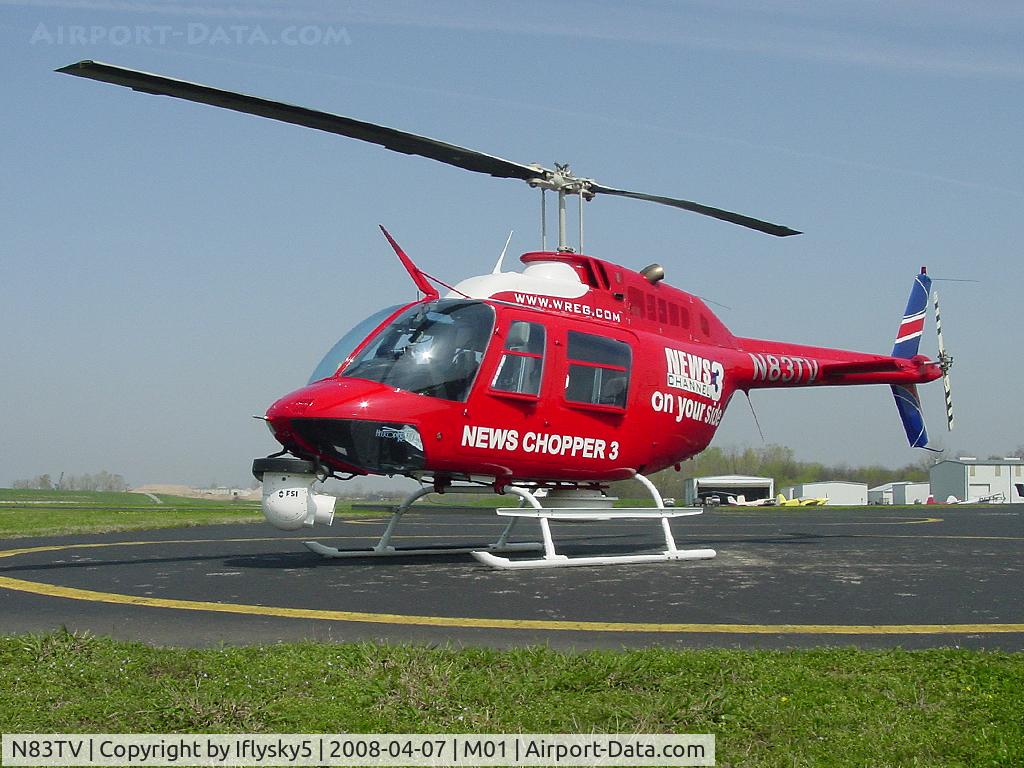 N83TV, Bell 206B JetRanger C/N 3098, N83TV BELL 206B WREG