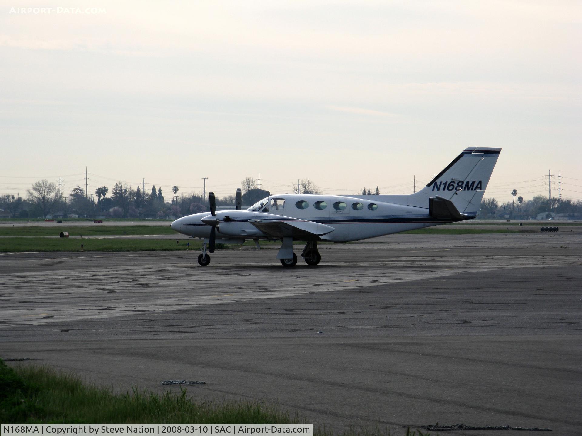 N168MA, 1982 Cessna 425 Conquest I C/N 425-0155, 1982 Cessna 425 @ Sacramento Executive Airport, CA