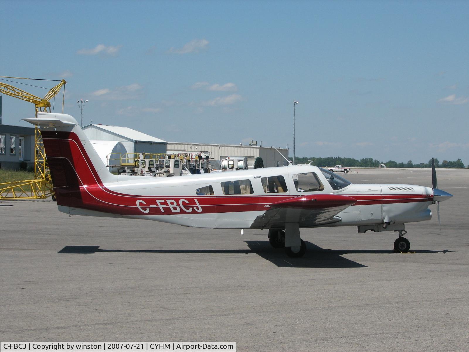 C-FBCJ, 1978 Piper PA-32RT-300T Turbo Lance II C/N 32R-7987014, Hamilton Airport