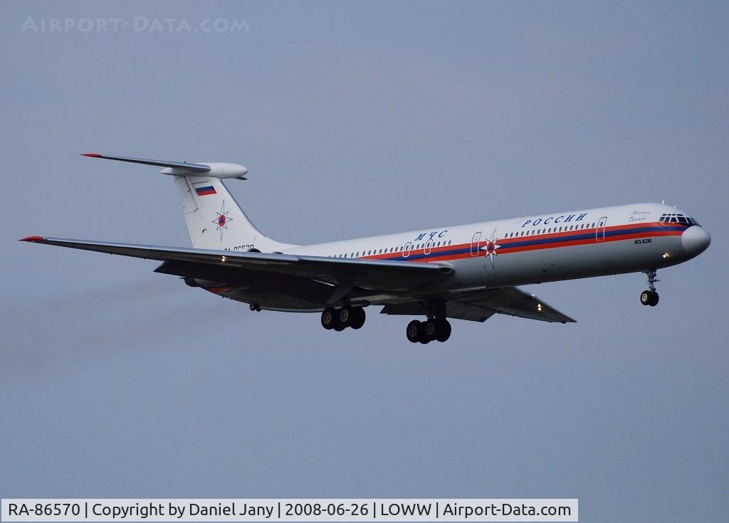 RA-86570, 1996 Ilyushin Il-62M C/N 1356344, POCCHH
