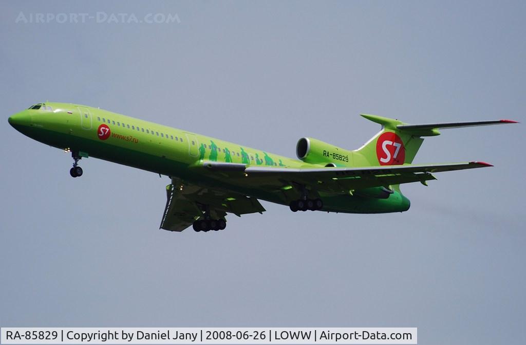 RA-85829, 1987 Tupolev Tu-154M C/N 87A755, TU-154 S7 Airlines