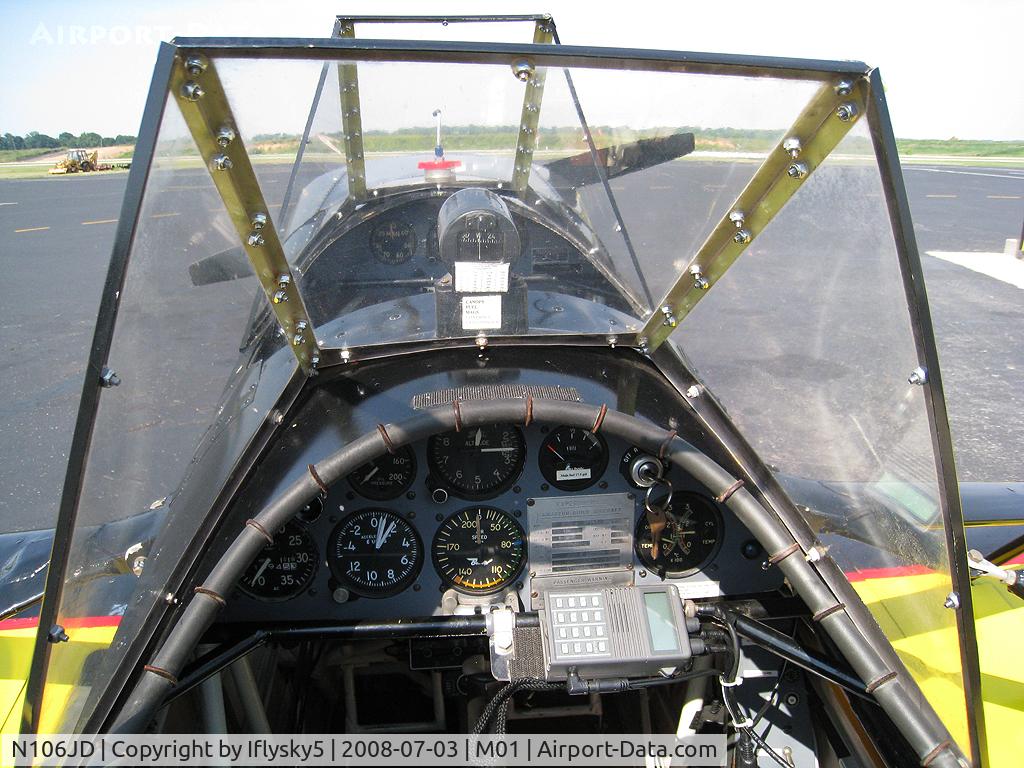 N106JD, 1971 Spezio Sport DAL-1 Tuholer C/N 166, N106JD SPEZIO DAL-1 COCKPIT