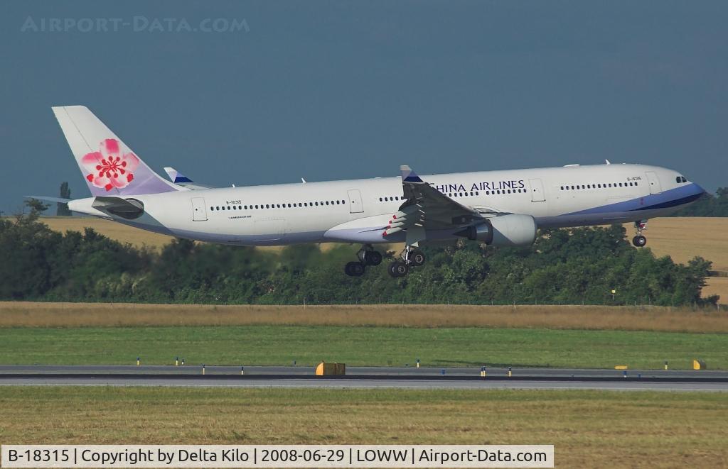 B-18315, 2007 Airbus A330-302 C/N 823, China Airlines A330-302