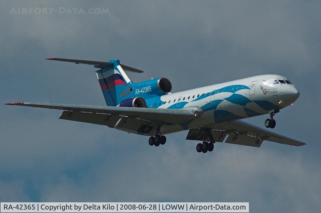 RA-42365, 1989 Yakovlev Yak-42D C/N 4520424811447, AERO RENT YAK 42D
