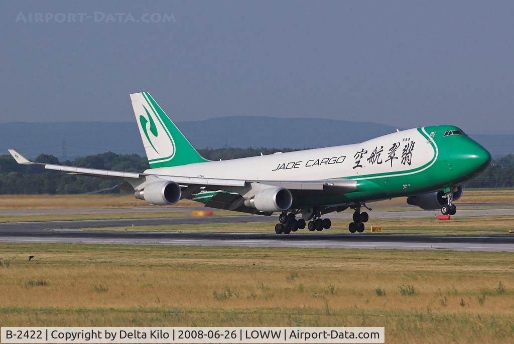 B-2422, 2007 Boeing 747-4EVF/ER/SCD C/N 35173, JADE CARGO