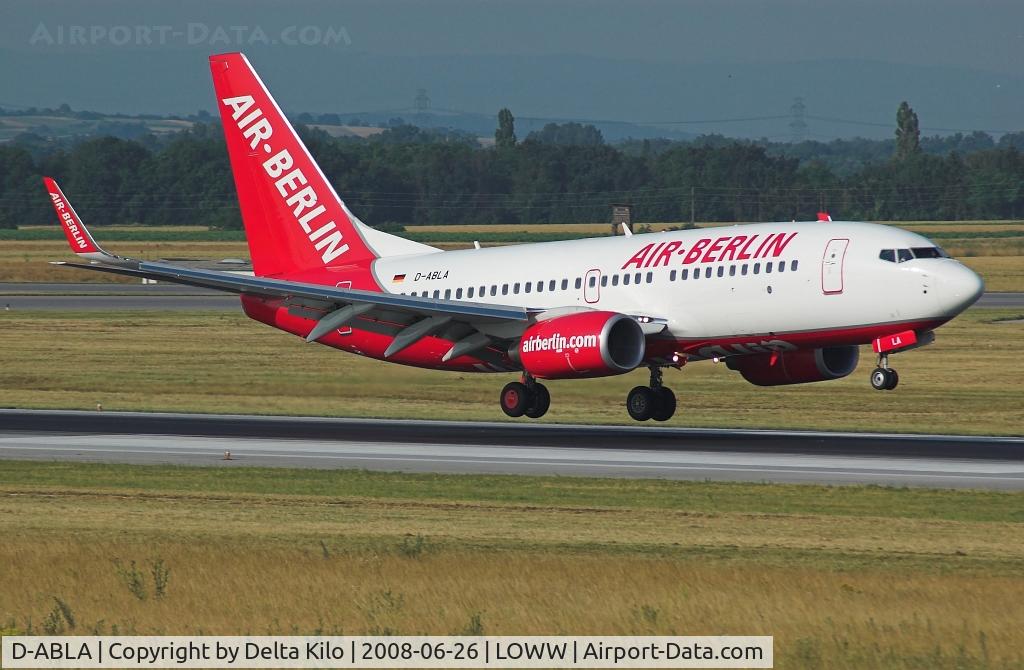 D-ABLA, 2007 Boeing 737-76J C/N 36114, AIR BERLIN