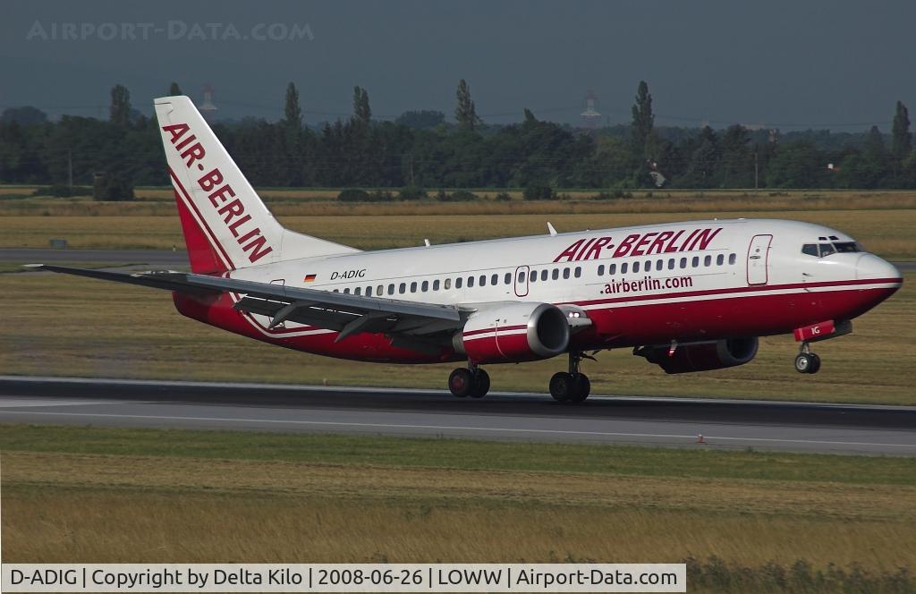 D-ADIG, 1992 Boeing 737-3L9 C/N 26441, AIR BERLIN  Boeing 737-3L9
