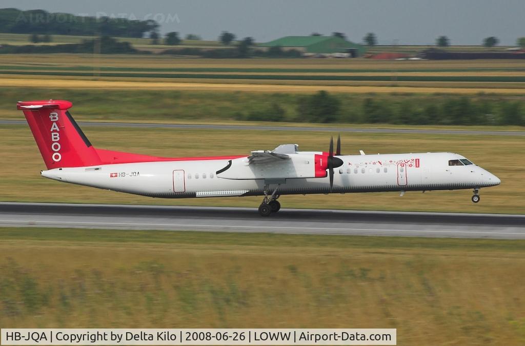HB-JQA, 2000 De Havilland Canada DHC-8-402Q Dash 8 C/N 4017, Flybaboo
