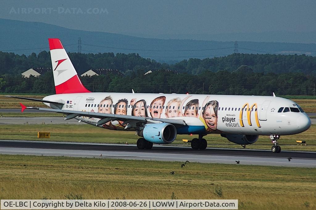 OE-LBC, 1996 Airbus A321-111 C/N 581, AUSTRIAN