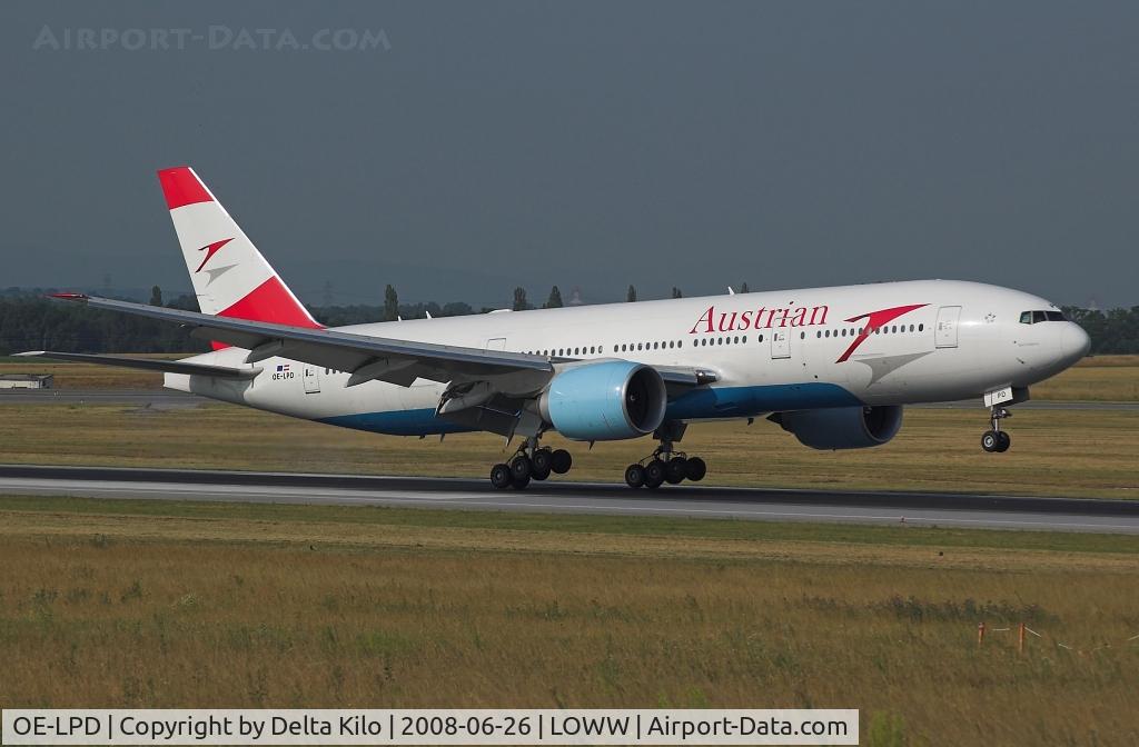 OE-LPD, 2006 Boeing 777-2Z9/ER C/N 35960, AUSTRIAN