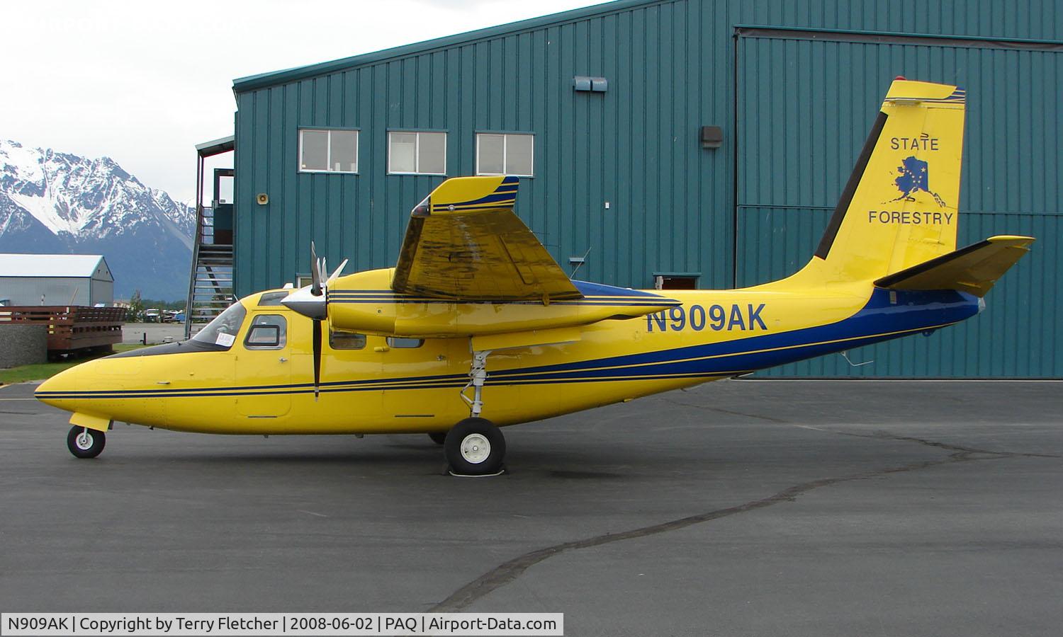 N909AK, 1975 Aero Commander 500 S C/N 3232, Aero Commander 500S at Palmer AK