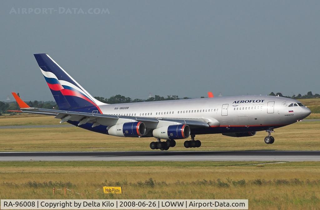 RA-96008, 1992 Ilyushin Il-96-300 C/N 74393201005, AEROFLOT