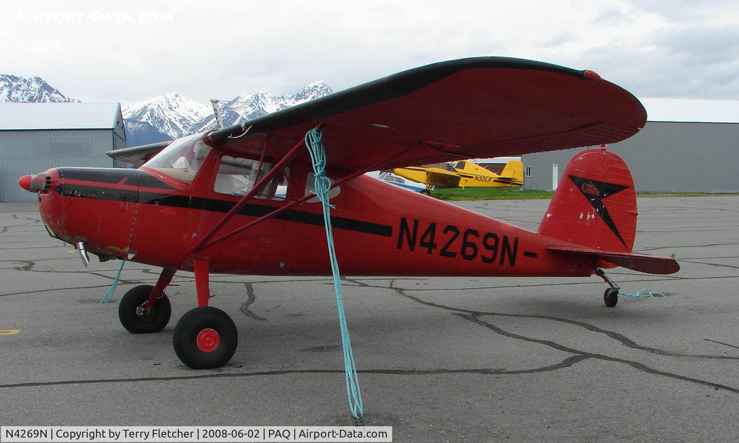 N4269N, 1947 Cessna 140 C/N 13740, 1947 Cessna 140 at Palmer AK