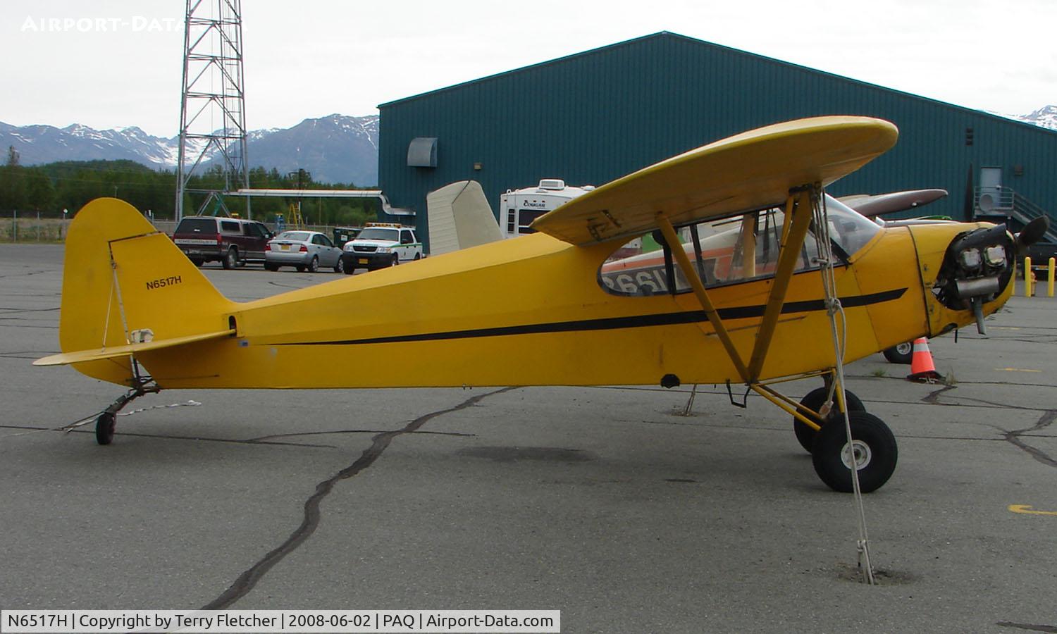 N6517H, 1946 Piper J3C-65 Cub C/N 19699, 1946 Piper J3C-65 at Palmer AK