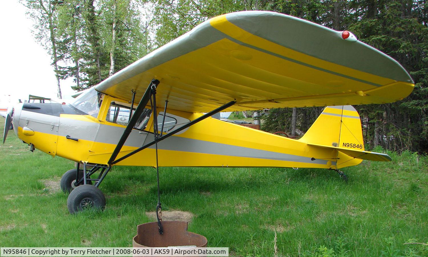 N95846, 1946 Taylorcraft BC12-65 C/N 8146, 1946 Taylorcraft BC12-D at King Ranch AK