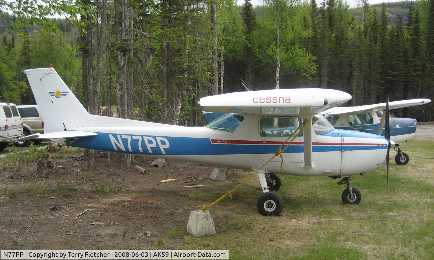 N77PP, 1972 Cessna 150L C/N 15073293, Cessna 150L at King Ranch  AK