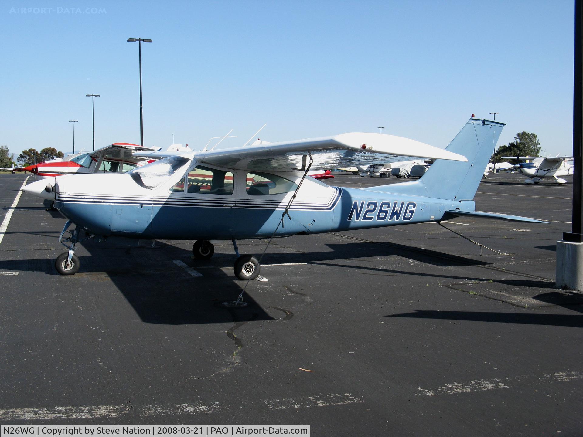 N26WG, 1976 Cessna 177RG Cardinal C/N 177RG0894, 1976 Cessna 177RG @ Palo Alto, CA