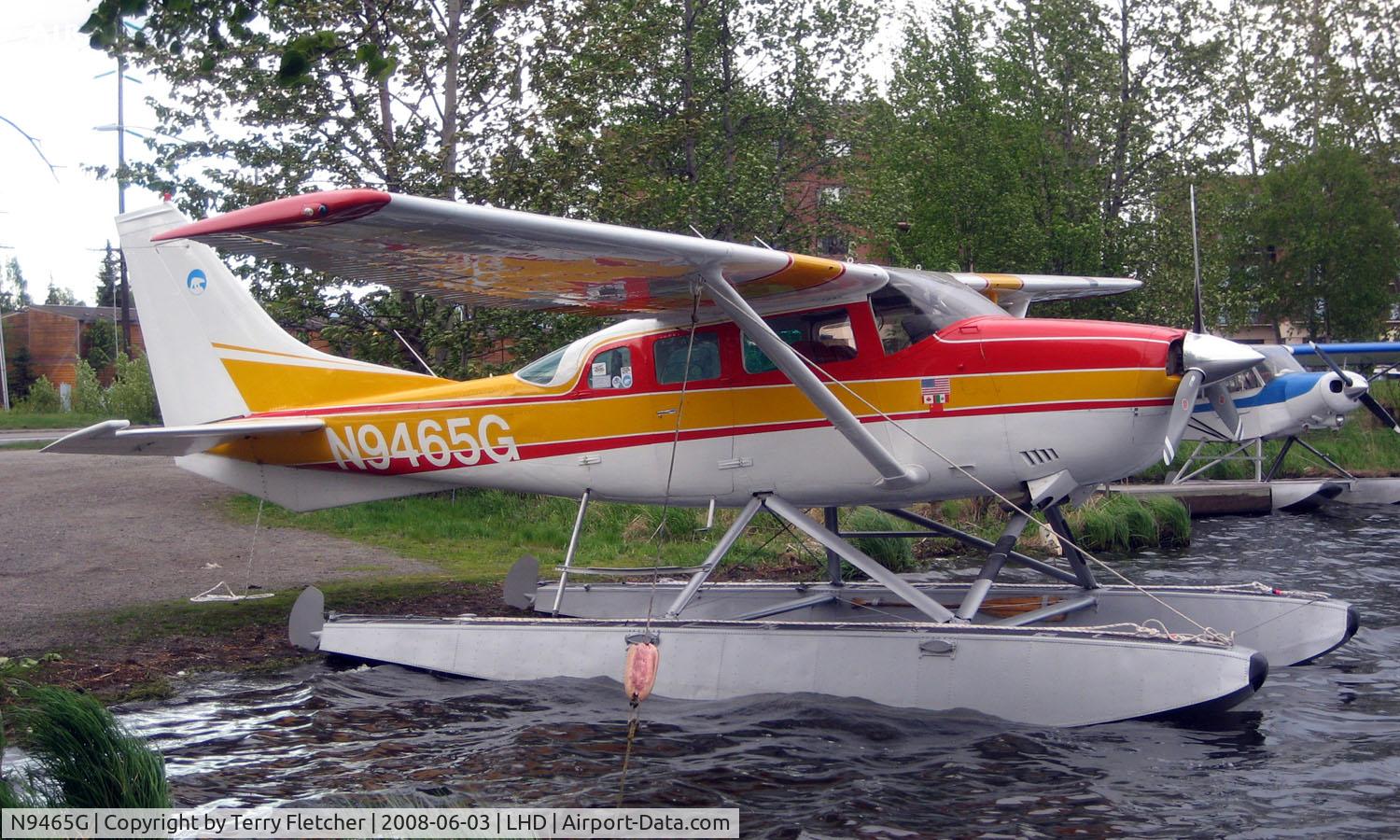 N9465G, 1971 Cessna U206E Stationair C/N U20601665, Cessna U206E at Lake Hood