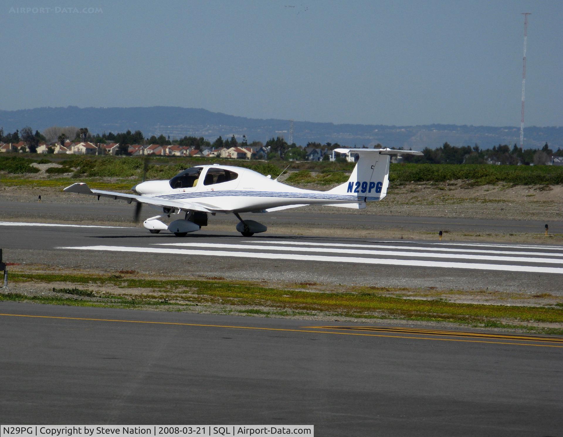 N29PG, 2003 Diamond DA-40 Diamond Star C/N 40.341, 2003 Diamond Aircraft Ind Inc DA 40 @ San Carlos, CA
