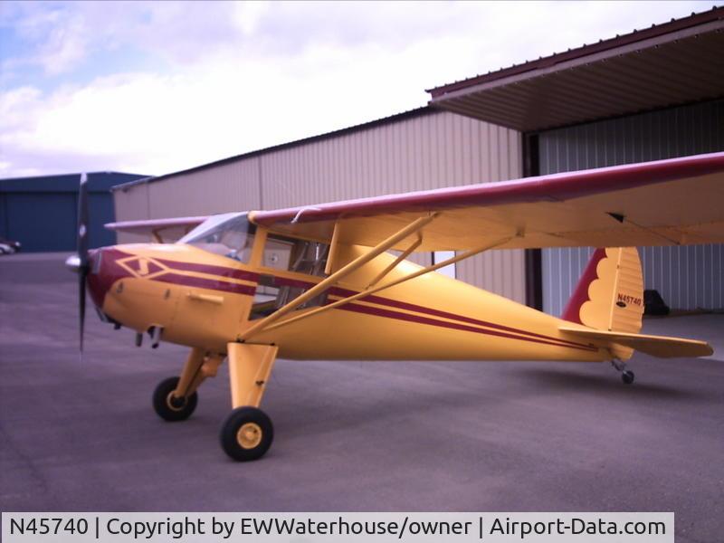 N45740, 1946 Luscombe 8A C/N 2267, Radio/Xponder/Wind-driven alternator