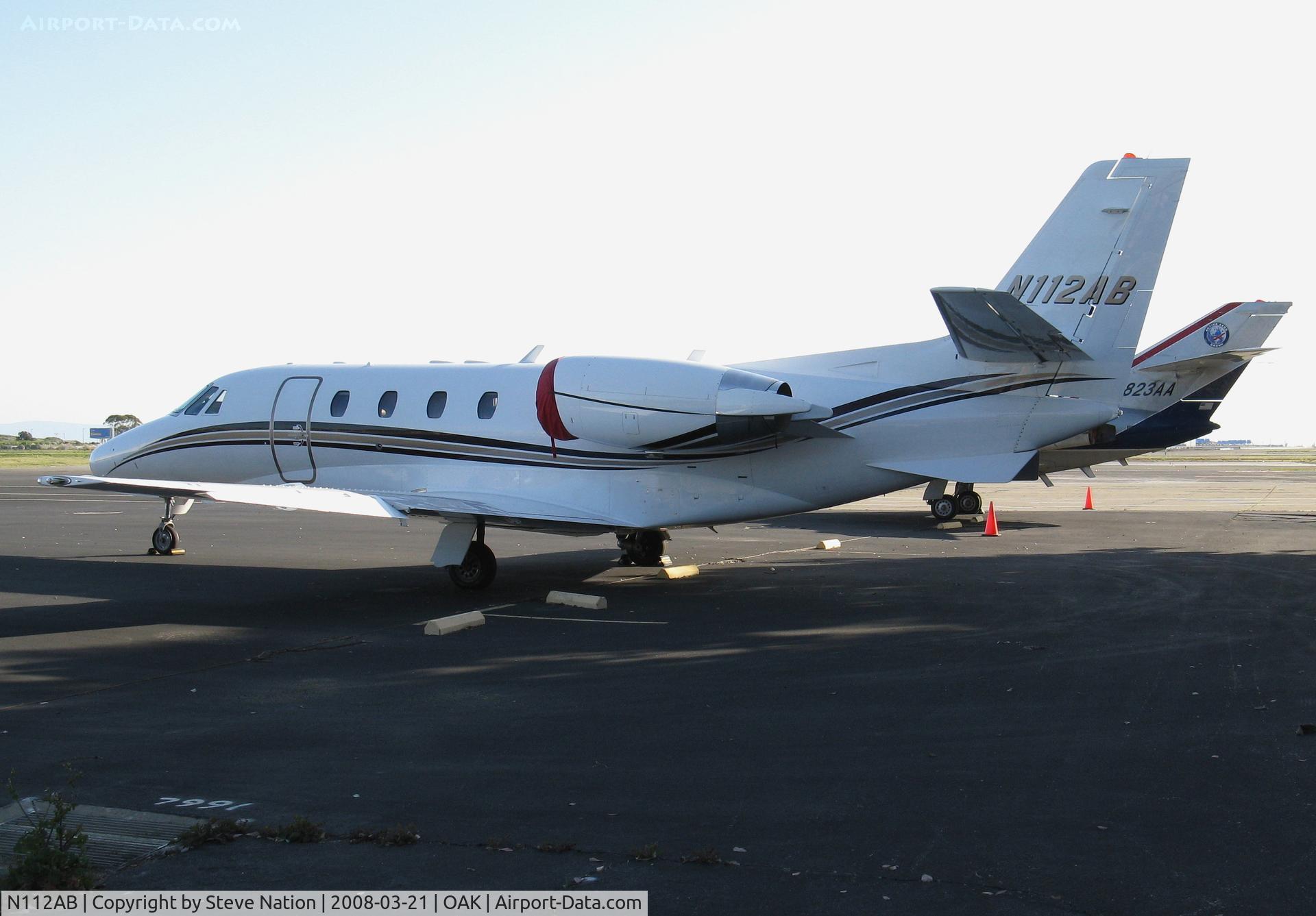 N112AB, 2004 Cessna 560XL C/N 560-5361, 2004 Cessna 560XL @ Oakland, CA