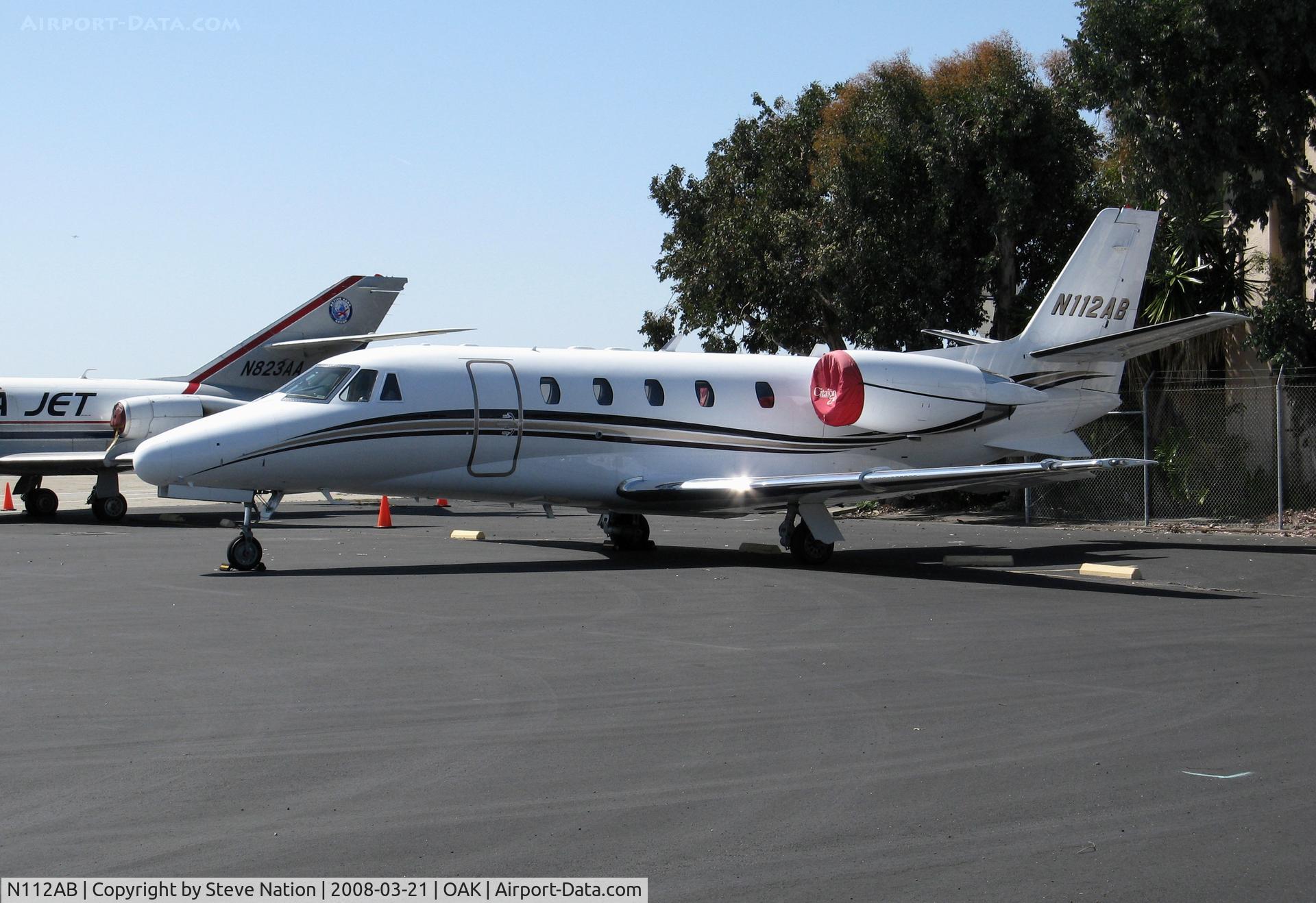 N112AB, 2004 Cessna 560XL C/N 560-5361, 2004 Cessna 560XL @ Oakland, CA
