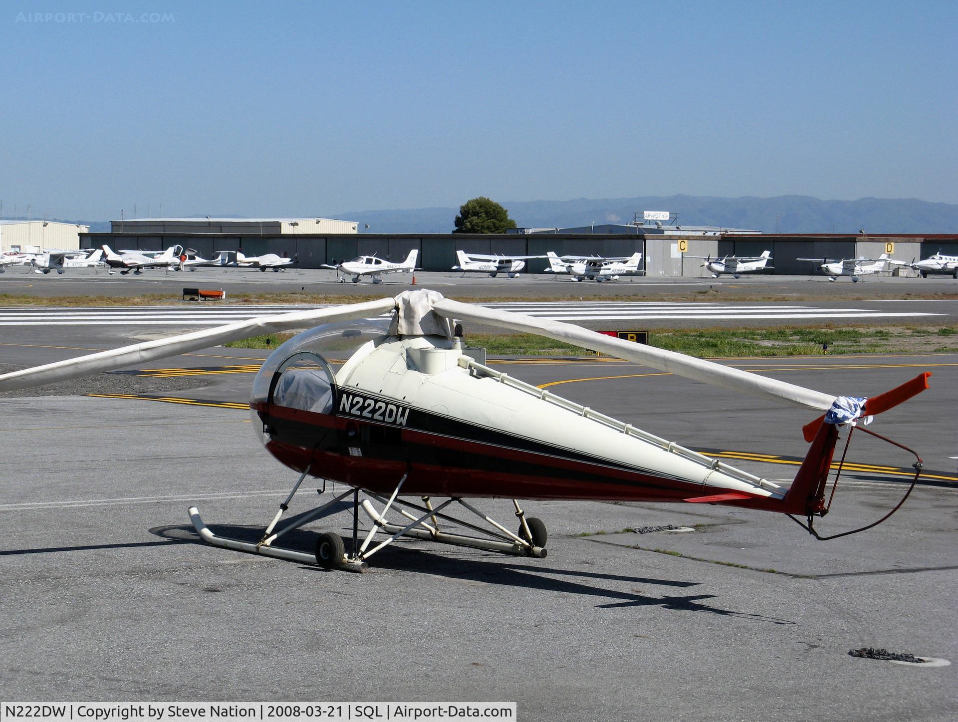 N222DW, Brantly B-2 C/N 181, Brantly B-2 @ San Carlos, CA