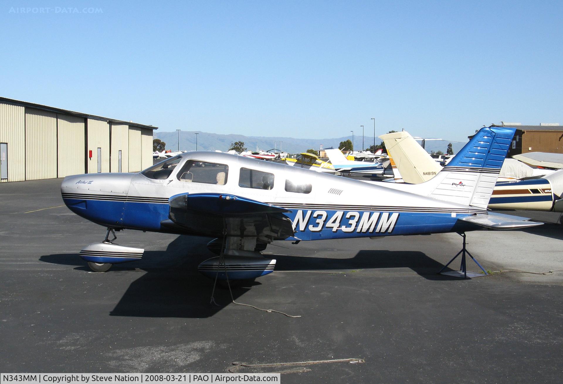 N343MM, 1999 Piper PA-28-181 C/N 28-43266, 