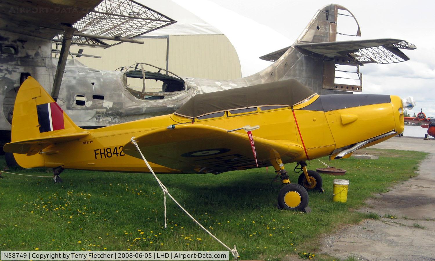 N58749, 1942 Fairchild M-62A-3 Cornell II C/N T42-4191, Fairchild M-62A-3 outside Lake Hood Museum
