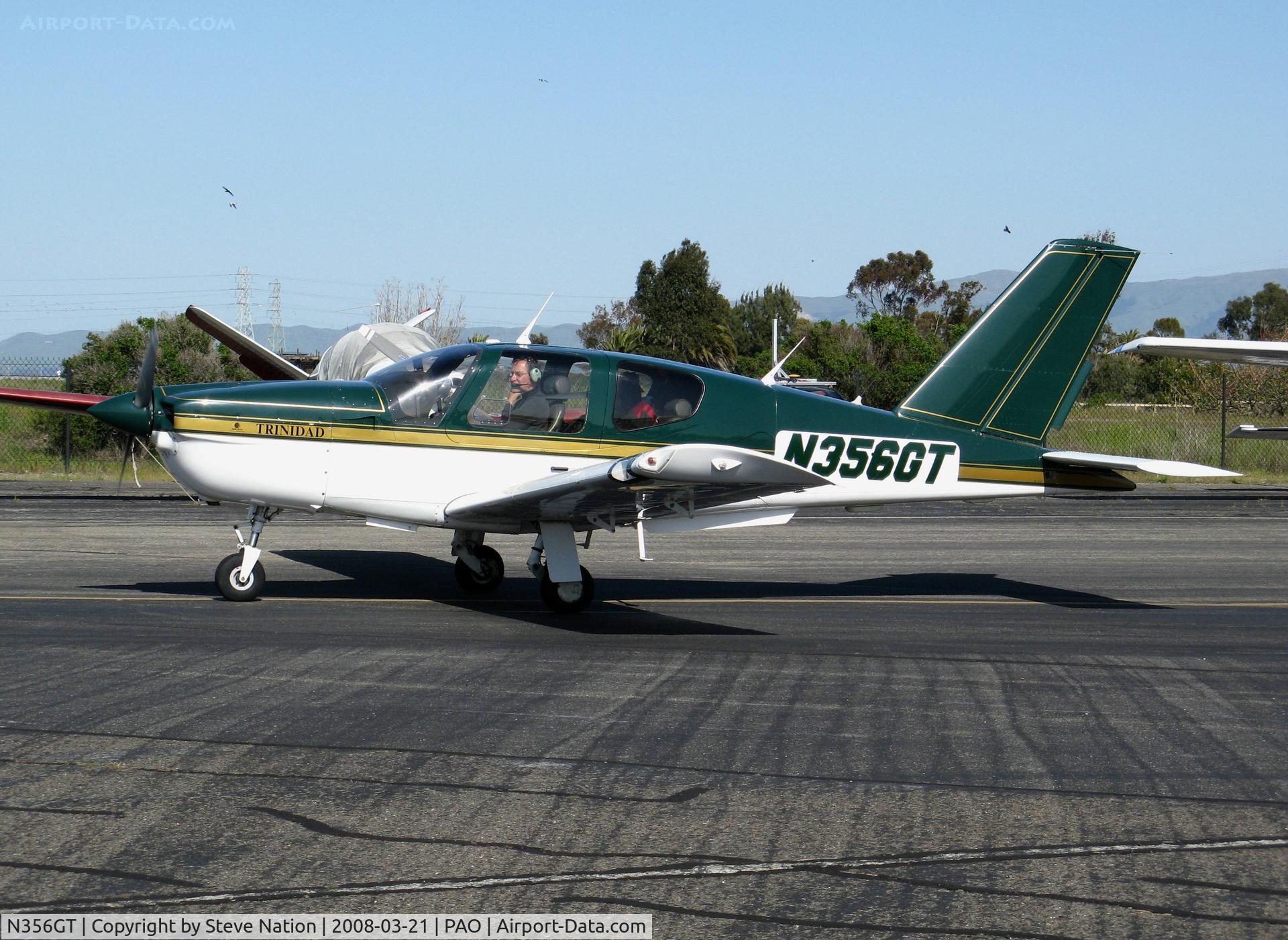 N356GT, 1998 Socata TB-20 TRINIDAD C/N 1850, 1998 Socata TB-20 TRINIDAD taxying @ Palo Alto, CA