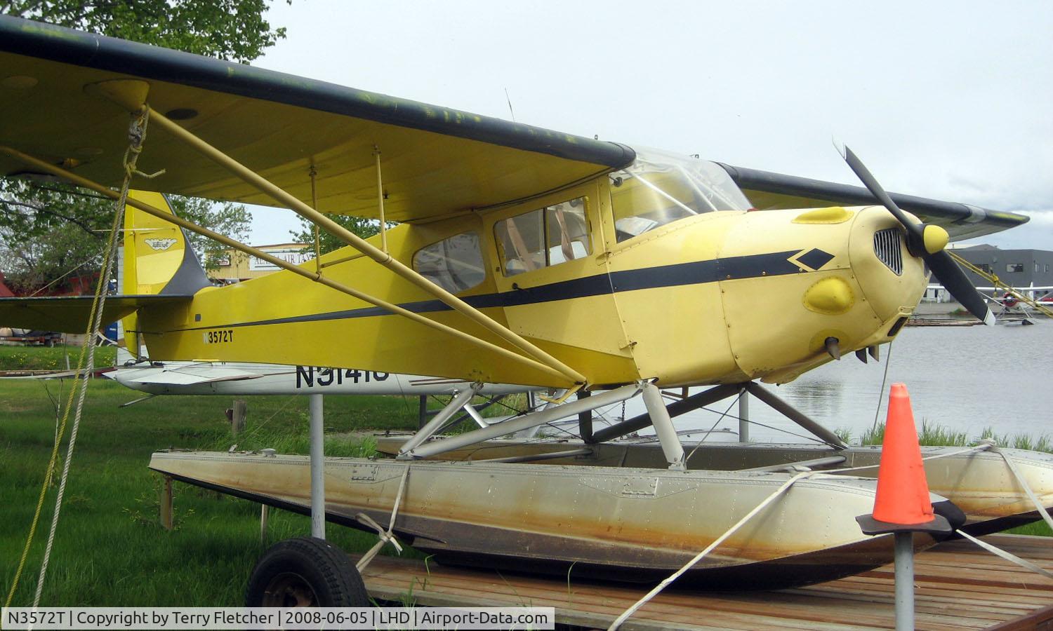 N3572T, 1975 Taylorcraft F-19 Sportsman C/N F-033, Taylorcraft F19 at Lake Hood