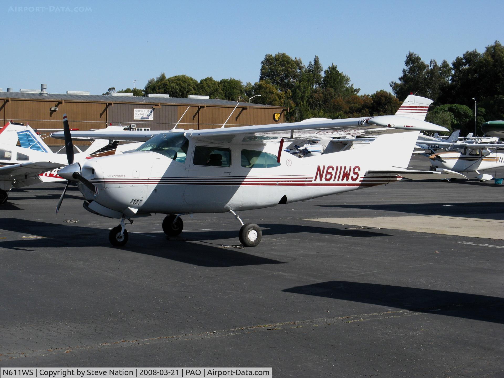 N611WS, 1975 Cessna T210L Turbo Centurion C/N 21061134, 1975 Cessna T210L @ Palo Alto, CA