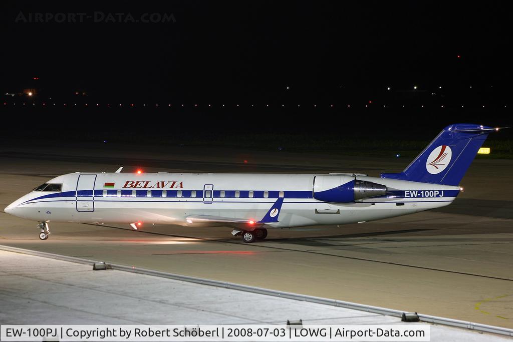 EW-100PJ, 1999 Bombardier CRJ-100ER (CL-600-2B19) C/N 7309, First visit of Belavia at LOWG