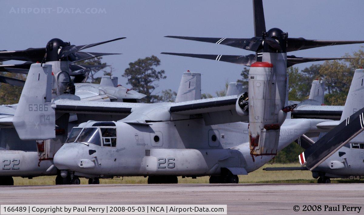 166489, Bell-Boeing MV-22B Osprey C/N D0068, Judging by her nacelles, it's almost bath-time