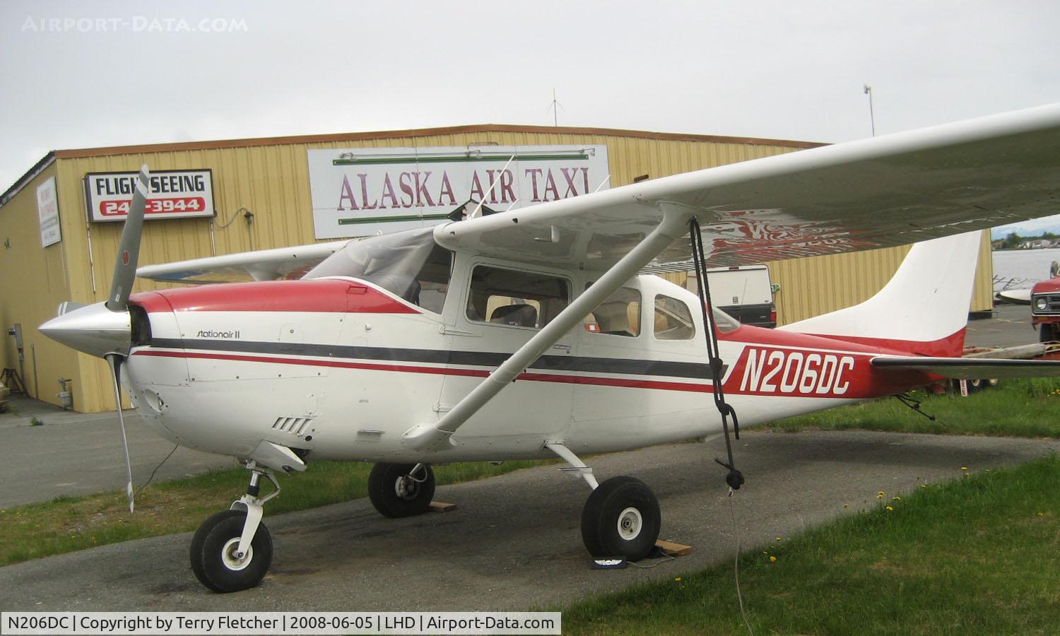 N206DC, 1976 Cessna U206F Stationair C/N U20603198, Cessna U206F at Lake Hood