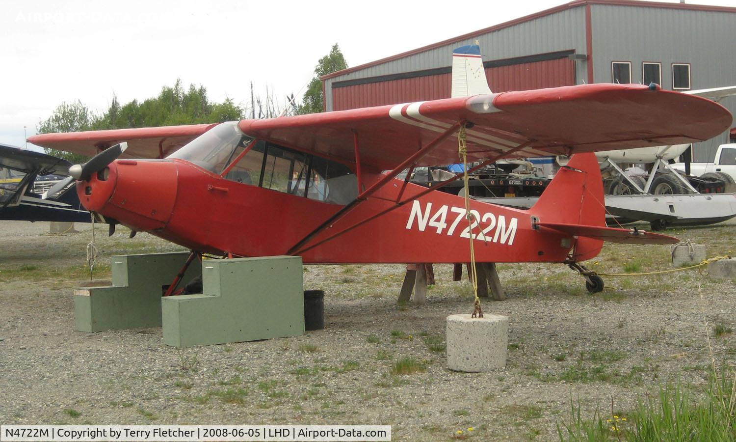 N4722M, 1947 Piper PA-11 Cub Special C/N 11-231, 1947 Piper Pa-11 at Lake Hood