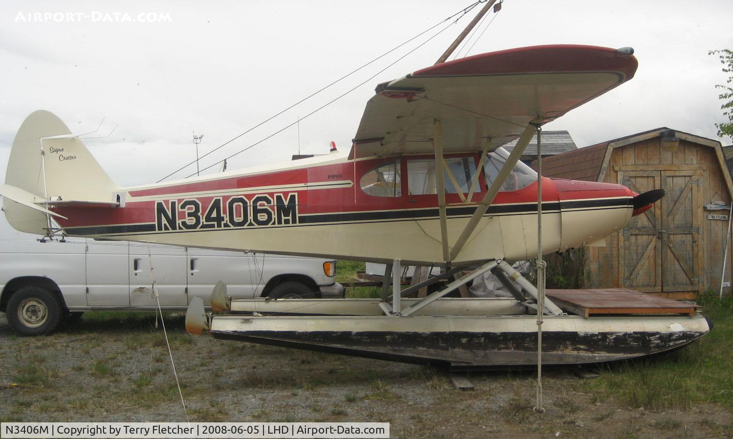 N3406M, 1947 Piper PA-12 Super Cruiser C/N 12-2259, 1947 Piper Pa-12 at Lake Hood