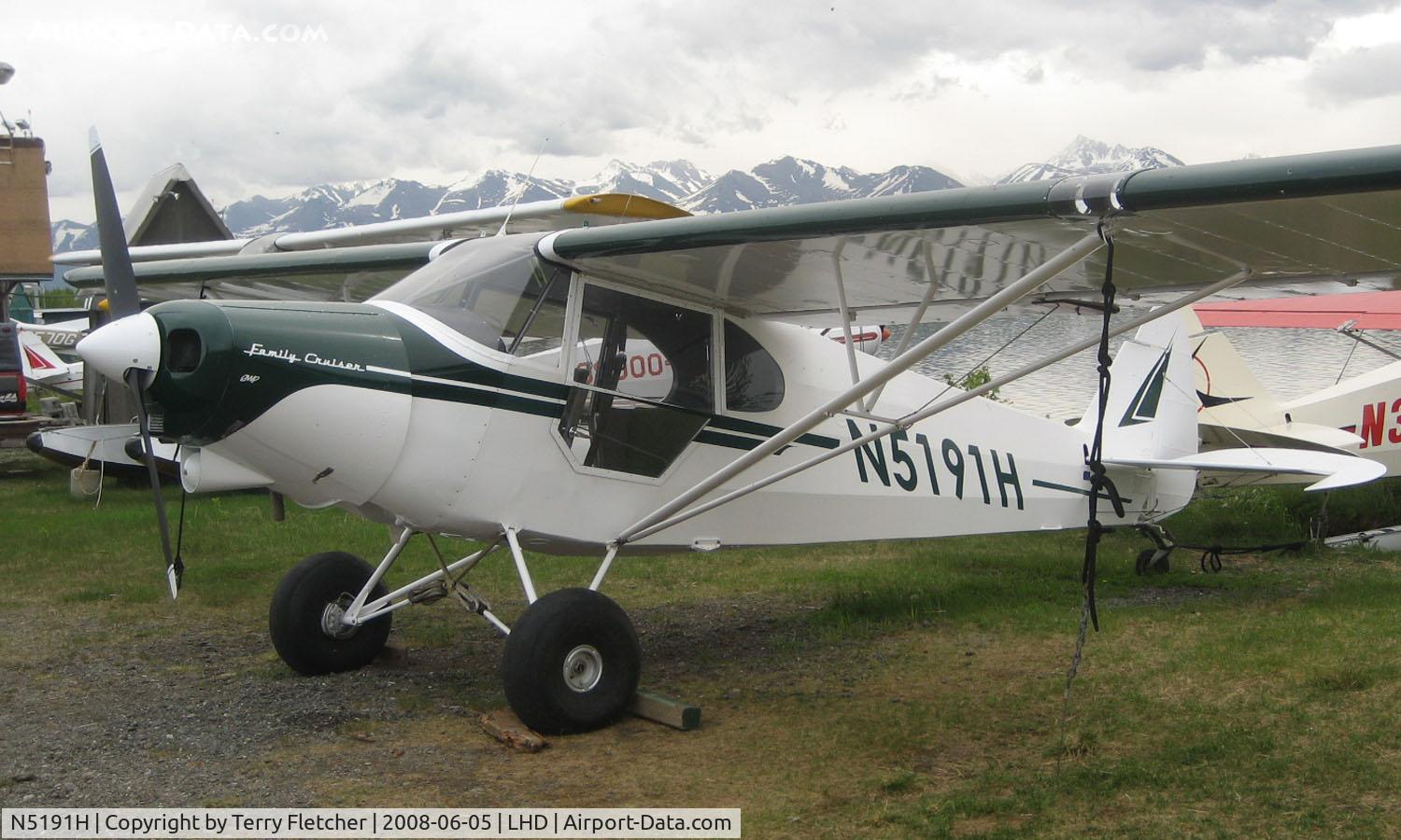 N5191H, 1949 Piper PA-14 Family Cruiser C/N 14-509, 1949 Piper Pa-14 at Lake Hood